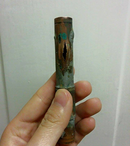 broken pipe