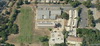 Aerial view of the Global Ecology Center, Stanford, California