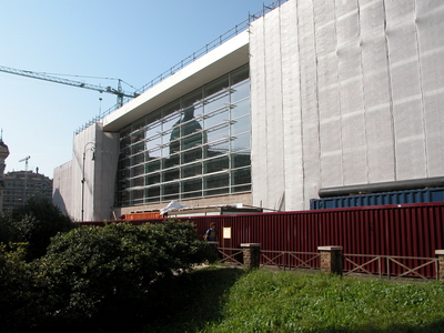 Ara Pacis, Richard Meier Architect, Rome, Construction