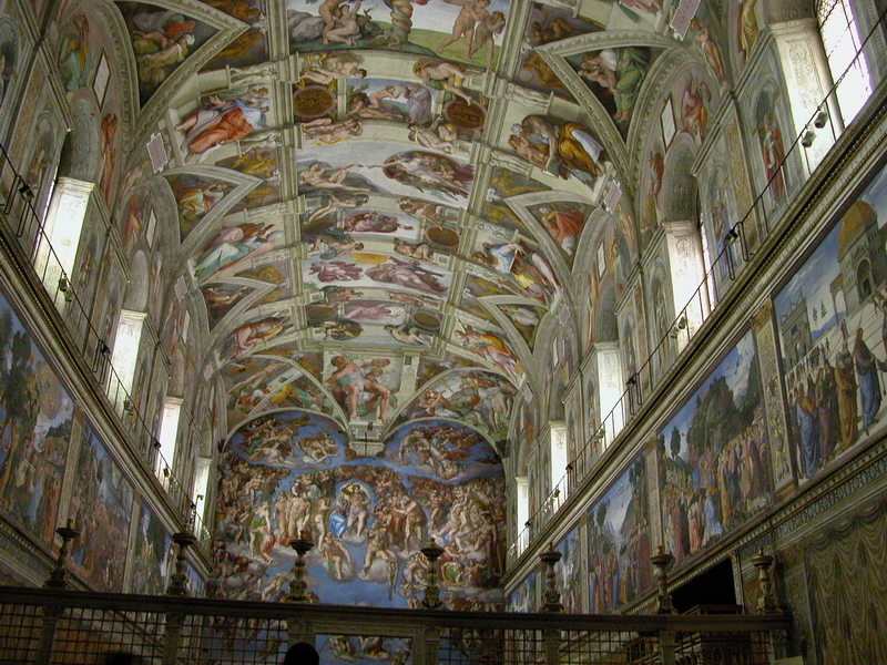 Sistine Chapel Ceiling, Michelangelo Buonarotti, Rome