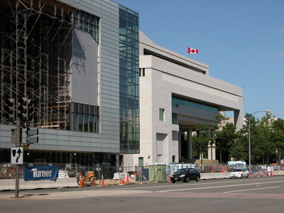 Newseum and Canadian Embassy Washington